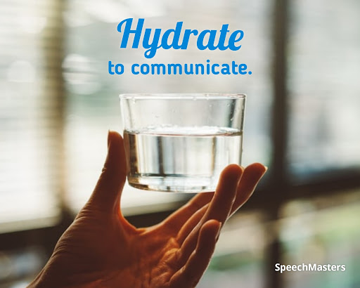 hydrate to communicate